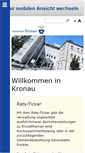 Mobile Screenshot of kronau.de