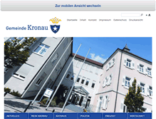 Tablet Screenshot of kronau.de
